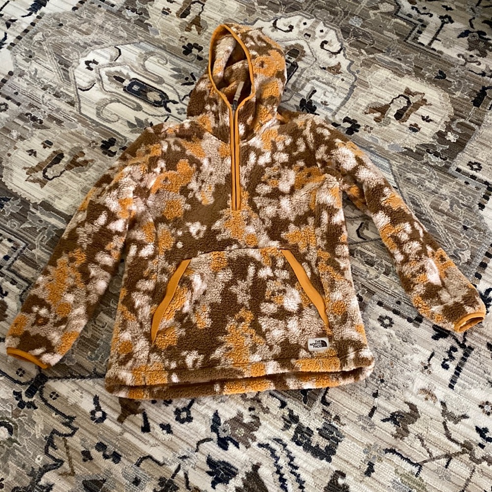 The North Face 3/4 Zip Up Fleece Jacket